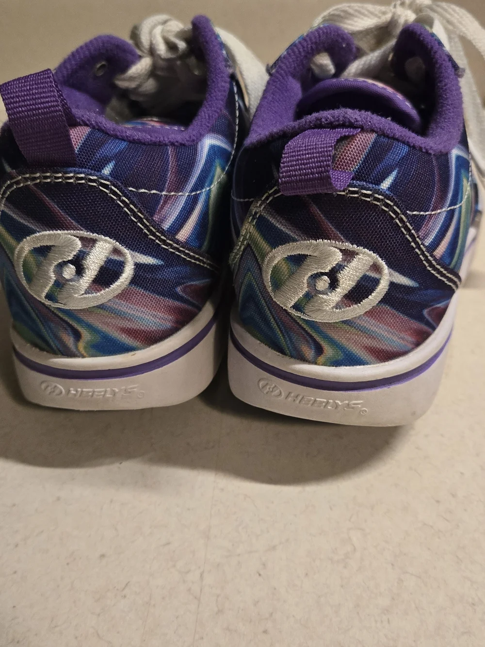 Heelys Kids' Purple Multi Swirl Lace-Up Sneakers